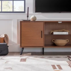 2 Door Mid-Century Modern Wood Storage TV Stand For TVs Up To 65" - Saracina Home 20 2 Door Mid-Century Modern Wood Storage TV Stand For TVs Up To 65" - Saracina Home -Saracina Home Sales Store GUEST 59d9ba89 cb9a 4256 a9ae e85782706a5a