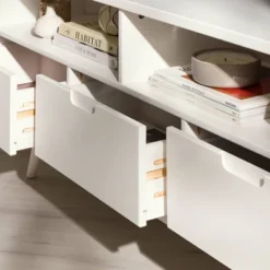 Cara Mid-Century Modern 3 Drawer Corner TV Stand For TVs Up To 58" - Saracina Home -Saracina Home Sales Store GUEST 59f86cf1 f206 400e beed adf45df367ac