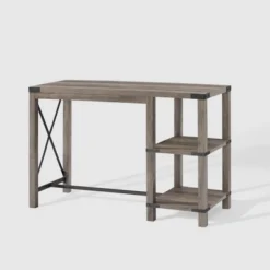Rustic Farmhouse Metal X Kitchen Island With Shelves - Saracina Home -Saracina Home Sales Store GUEST 5c4fce01 cb24 479d a5a3 4731253a8b25