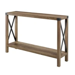 Sophie Rustic Industrial X Frame Entry Table - Saracina Home -Saracina Home Sales Store GUEST 6004cebb 134c 4f3e a552 7a10428fe1f3