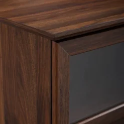 Modern Wood And Glass Door Console TV Stand For TVs Up To 65" - Saracina Home -Saracina Home Sales Store GUEST 6204f7b3 992e 4f82 a943 9efb977bf63a