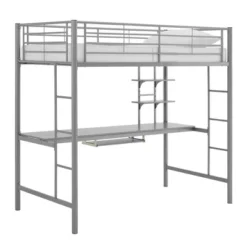 Full Analise Metal Loft Bed With Wood Desk - Saracina Home -Saracina Home Sales Store GUEST 65db471a 0750 4114 b31f cdc27a8b6172