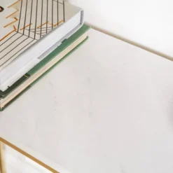 Megan Modern Glam Curved Console Table Faux White Marble/Gold - Saracina Home -Saracina Home Sales Store GUEST 66a3b1bf dbdb 4543 8b66 ae30b371edd5