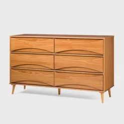 Mid-Century Modern Contoured 6 Drawer Dresser - Saracina Home 30 Mid-Century Modern Contoured 6 Drawer Dresser - Saracina Home -Saracina Home Sales Store GUEST 6812f9ff 3293 4562 9a04 8866ad65d497
