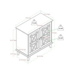 Versatile Fretwork Accent Storage Cabinet Blue - Saracina Home -Saracina Home Sales Store GUEST 697d5268 2e95 4a8c bba4 baa50dfae025