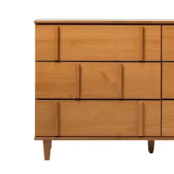 Modern Vertical Accent Solid Wood 6 Drawer Double Dresser - Saracina Home -Saracina Home Sales Store GUEST 6989dea6 239f 4116 9ec7 63d459c73c0c