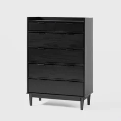 Mid-Century Modern Solid Wood 6 Drawer Vertical Dresser - Saracina Home 28 Mid-Century Modern Solid Wood 6 Drawer Vertical Dresser - Saracina Home -Saracina Home Sales Store GUEST 6d2c0779 4091 45d2 b54a 87bae790d2cd