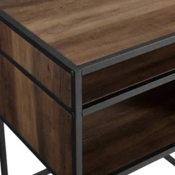 Modern Wood And Metal Side Table With Open Storage - Saracina Home 10 Modern Wood And Metal Side Table With Open Storage - Saracina Home -Saracina Home Sales Store GUEST 6d692c65 a25d 418b aabb 396c7cfe6a2d