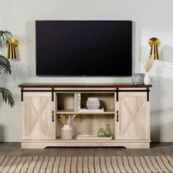Modern Transitional Sliding Barndoor TV Stand For TVs Up To 65"- Saracina Home 34 Modern Transitional Sliding Barndoor TV Stand For TVs Up To 65"- Saracina Home -Saracina Home Sales Store GUEST 70a73c87 8e28 4ed0 a0d5 fdd021277133