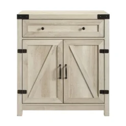 Clarabelle Rustic Farmhouse Barn Door Accent Cabinet - Saracina Home -Saracina Home Sales Store GUEST 713ae4d0 858a 4fc3 8b2d 6512862d084e