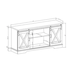 Modern Transitional Sliding Barndoor TV Stand For TVs Up To 65"- Saracina Home 33 Modern Transitional Sliding Barndoor TV Stand For TVs Up To 65"- Saracina Home -Saracina Home Sales Store GUEST 718dd989 f52a 47b4 994a 51f6706185e4