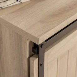 48" Transitional Sliding Door Wood And Metal Bench - Saracina Home 24 48" Transitional Sliding Door Wood And Metal Bench - Saracina Home -Saracina Home Sales Store GUEST 71c7e802 e9d5 4d71 acfe 3940e4bcf887