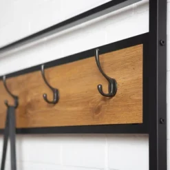 72" Urban Farmhouse Mixed Material Hall Tree - Saracina Home 14 72" Urban Farmhouse Mixed Material Hall Tree - Saracina Home -Saracina Home Sales Store GUEST 756fb92c 4f24 459b b5d0 220e565e23e8