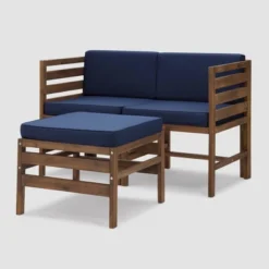 3pc Modular Acacia Wood Patio Chat Set With Cushions - Saracina Home 29 3pc Modular Acacia Wood Patio Chat Set With Cushions - Saracina Home -Saracina Home Sales Store GUEST 75715dfc 345c 4dac 84f9 12b8f90851ce