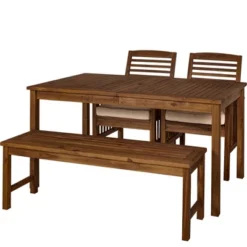 Ravenscroft 4pc Acacia Wood Patio Dining Set - Saracina Home 11 Ravenscroft 4pc Acacia Wood Patio Dining Set - Saracina Home -Saracina Home Sales Store GUEST 75afd81f e6e4 45c3 aebe 4c43e3ff6625