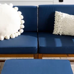 3pc Modular Acacia Wood Patio Chat Set With Cushions - Saracina Home 26 3pc Modular Acacia Wood Patio Chat Set With Cushions - Saracina Home -Saracina Home Sales Store GUEST 774d8c79 0a90 40ac b4a8 7f5728c3bc02