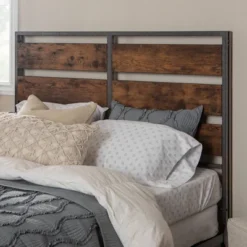 Queen Urban Chic Metal And Wood Plank Bed Brown - Saracina Home 11 Queen Urban Chic Metal And Wood Plank Bed Brown - Saracina Home -Saracina Home Sales Store GUEST 78298f79 4b56 4b36 9286 ecf432a2b0f1