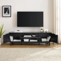 Modern Transitional 2 Door Storage TV Stand For TVs Up To 65" - Saracina Home -Saracina Home Sales Store GUEST 786e7133 e5e6 4c21 88b8 ac73f45d6fa8
