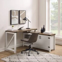 Farmhouse Rustic L Shaped Desk With Storage - Saracina Home 28 Farmhouse Rustic L Shaped Desk With Storage - Saracina Home -Saracina Home Sales Store GUEST 7ac8ccdc 28cc 432d 8e71 4f0bbde4f47b