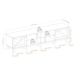 Modern Rustic 2 Door Storage TV Stand For TVs Up To 80" - Saracina Home 19 Modern Rustic 2 Door Storage TV Stand For TVs Up To 80" - Saracina Home -Saracina Home Sales Store GUEST 7b1619fe 8c66 46fe a10f a9d3ba31b400