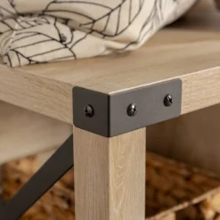 Sophie Rustic Industrial X Frame Entry Bench With 3 Cubbies - Saracina Home -Saracina Home Sales Store GUEST 7c76007d 53ec 49a3 bd9b 0bc05bf5137f