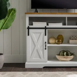 Transitional Sliding Barndoor Highboy TV Stand For TVs Up To 58" - Saracina Home 30 Transitional Sliding Barndoor Highboy TV Stand For TVs Up To 58" - Saracina Home -Saracina Home Sales Store GUEST 7cd0ecba a376 40d3 bbe3 d9a2cc935598