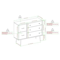 Ivora Lifted Mid-Century Modern Asymmetrical 5 Drawer Dresser - Saracina Home 17 Ivora Lifted Mid-Century Modern Asymmetrical 5 Drawer Dresser - Saracina Home -Saracina Home Sales Store GUEST 82df34cb fb26 4205 a22e d1f02fc65cf6