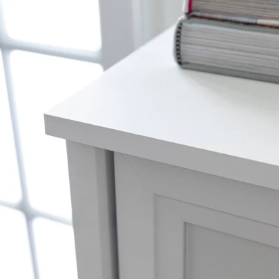 Farmhouse 5 Drawer Grooved Tall Storage Dresser White - Saracina Home 10 Farmhouse 5 Drawer Grooved Tall Storage Dresser White - Saracina Home - Image 10