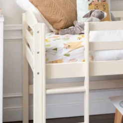 Twin Solid Pine Wood Low Loft Bed White - Saracina Home 14 Twin Solid Pine Wood Low Loft Bed White - Saracina Home -Saracina Home Sales Store GUEST 849959d7 b4cf 4355 8b4a 4e8635c4ddd6