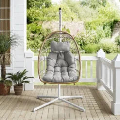 Toluca Hanging Outdoor Boho Egg Chair With Cushion - Saracina Home 17 Toluca Hanging Outdoor Boho Egg Chair With Cushion - Saracina Home -Saracina Home Sales Store GUEST 8502028c b595 43dd 8fef 83b2c522826c