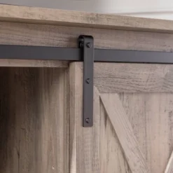 Robinson Rustic Transitional Sliding Barn Door Corner TV Stand For TVs Up To 58" - Saracina Home -Saracina Home Sales Store GUEST 8b4ef3d8 ea72 4f7b a25c 0f243ac859b0