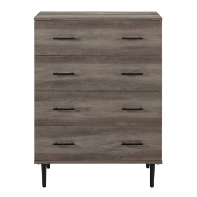 Higgins Modern Vertical 4 Drawer Dresser - Saracina Home 2 Higgins Modern Vertical 4 Drawer Dresser - Saracina Home - Image 2