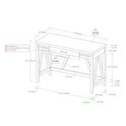 Taylen A Frame Transitional 1 Drawer Writing Desk - Saracina Home -Saracina Home Sales Store GUEST 942b1814 effd 4e03 9145 5df469a81520