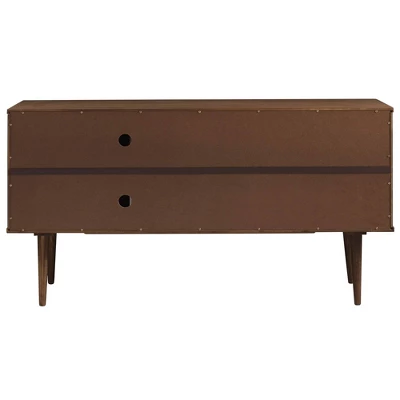 58" Modern Boho Solid Pine Wood Closed Storage Sideboard Brown - Saracina Home 19 58" Modern Boho Solid Pine Wood Closed Storage Sideboard Brown - Saracina Home - Image 19