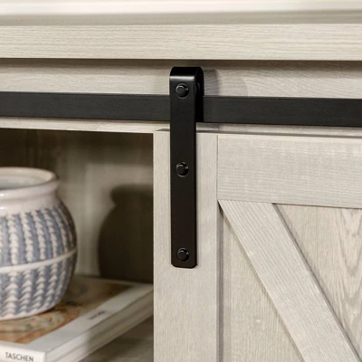 Modern Transitional Sliding Barndoor TV Stand For TVs Up To 65"- Saracina Home 5 Modern Transitional Sliding Barndoor TV Stand For TVs Up To 65"- Saracina Home - Image 5