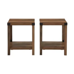 Set Of 2 Sophie Rustic Farmhouse X Frame Side Tables - Saracina Home -Saracina Home Sales Store GUEST 97d1aae4 b5cf 4310 ae80 df5ce5fb7d85