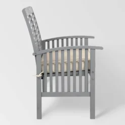 Ravenscroft Modern Boho Acacia Wood Slatted Outdoor Loveseat With Cushion - Saracina Home -Saracina Home Sales Store GUEST 9ad6d373 b058 4ff3 92ca b6264520b5d5