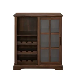 Tavern Modern Transitional Sliding Window Pane Door Bar Cabinet - Saracina Home 14 Tavern Modern Transitional Sliding Window Pane Door Bar Cabinet - Saracina Home -Saracina Home Sales Store GUEST 9b43bc1d 6244 4381 8aae a40702b3f8c5