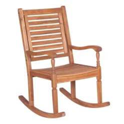 Bamberg Transitional Acacia Wood Outdoor Rocking Chair - Saracina Home 18 Bamberg Transitional Acacia Wood Outdoor Rocking Chair - Saracina Home -Saracina Home Sales Store GUEST 9ddcb3ba 4658 4755 8c96 490e9f901838
