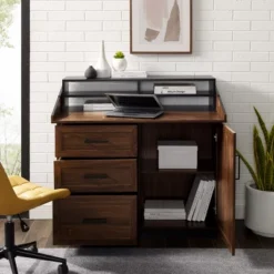 Modern Transitional Flip Down Secretary Desk - Saracina Home -Saracina Home Sales Store GUEST a318f53a b130 4c4d 910e b3e7b669b46d