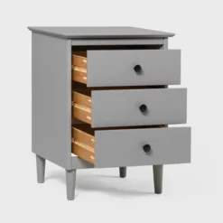 Stiva Classic Mid-Century Modern 3 Drawer Nightstand - Saracina Home 31 Stiva Classic Mid-Century Modern 3 Drawer Nightstand - Saracina Home -Saracina Home Sales Store GUEST a506790f 4fc7 4f2c a41e 91b3596872bb