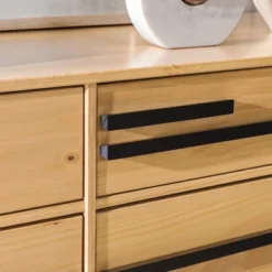 Modern 6 Drawer Double Dresser With Long Handles - Saracina Home 28 Modern 6 Drawer Double Dresser With Long Handles - Saracina Home -Saracina Home Sales Store GUEST a655ef3a e42c 4a92 8bd3 8dc5f35056e3