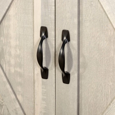 Modern Transitional Sliding Barndoor TV Stand For TVs Up To 65"- Saracina Home 7 Modern Transitional Sliding Barndoor TV Stand For TVs Up To 65"- Saracina Home - Image 7