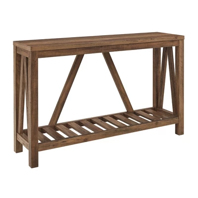 Taylen A Frame Farmhouse Entryway Console Table - Saracina Home 7 Taylen A Frame Farmhouse Entryway Console Table - Saracina Home - Image 7