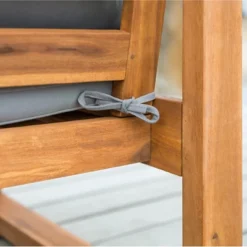 Galia Square Leg Acacia Wood Patio Loveseat With Cushions - Brown - Saracina Home 25 Galia Square Leg Acacia Wood Patio Loveseat With Cushions - Brown - Saracina Home -Saracina Home Sales Store GUEST a802cd44 6287 405f 8d0e 1bc4cfc82c49