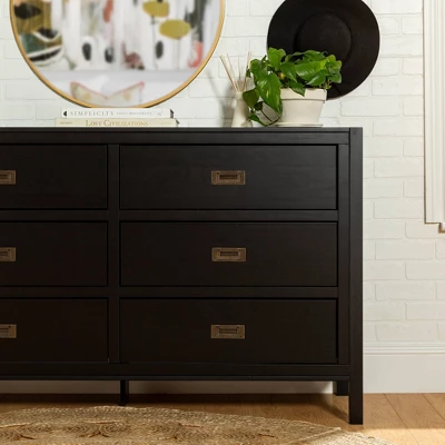 Classic Horizontal Bedroom 6 Drawer Dresser - Saracina Home 11 Classic Horizontal Bedroom 6 Drawer Dresser - Saracina Home - Image 11