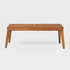 Saracina Home Acacia Mid-Century Modern Rectangle Slatted Patio Coffee Table -Saracina Home Sales Store GUEST ab006353 f4ab 418f 864b 8ef9cc7fc7cd