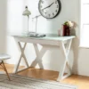 Glass Top Writing Desk With Drawer - Saracina Home