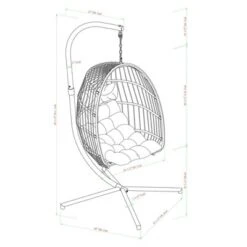Toluca Hanging Outdoor Boho Egg Chair With Cushion - Saracina Home 18 Toluca Hanging Outdoor Boho Egg Chair With Cushion - Saracina Home -Saracina Home Sales Store GUEST b0198d06 b098 4685 beec 4fa58d027b8d