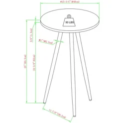 Modern Glam 3 Leg Round Side Table - Saracina Home 20 Modern Glam 3 Leg Round Side Table - Saracina Home -Saracina Home Sales Store GUEST b0240f86 31b9 4922 91c0 26a1ecfd91f4